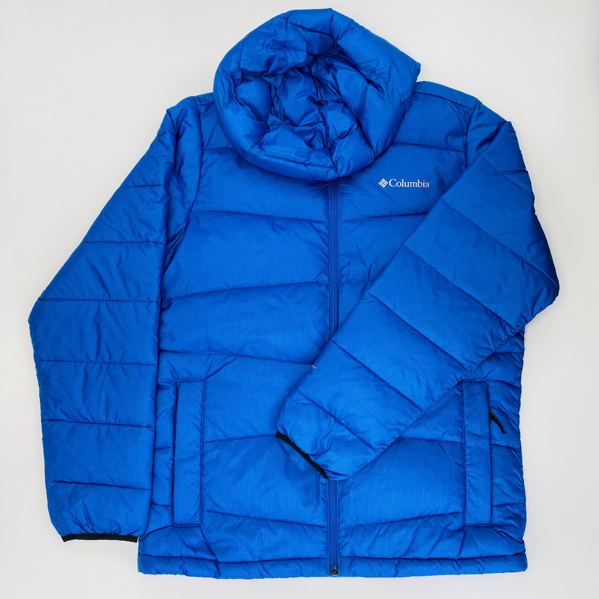 Columbia Fivemile Butte™ Hooded Jacket - Tweedehands Donsjack - Heren - Blauw - M | Hardloop