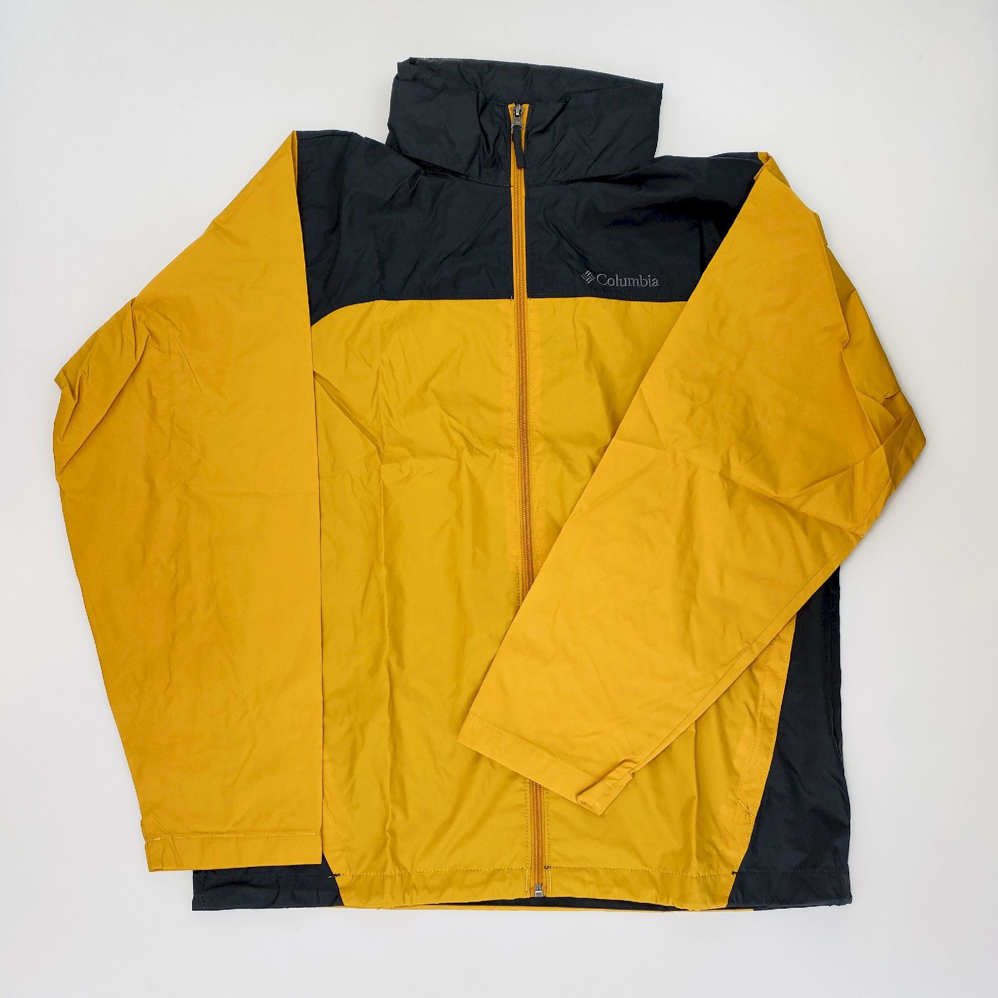 Columbia Glennaker Lake™ Rain Jacket - Second Hand Waterproof jacket - Men's - Yellow - M | Hardloop