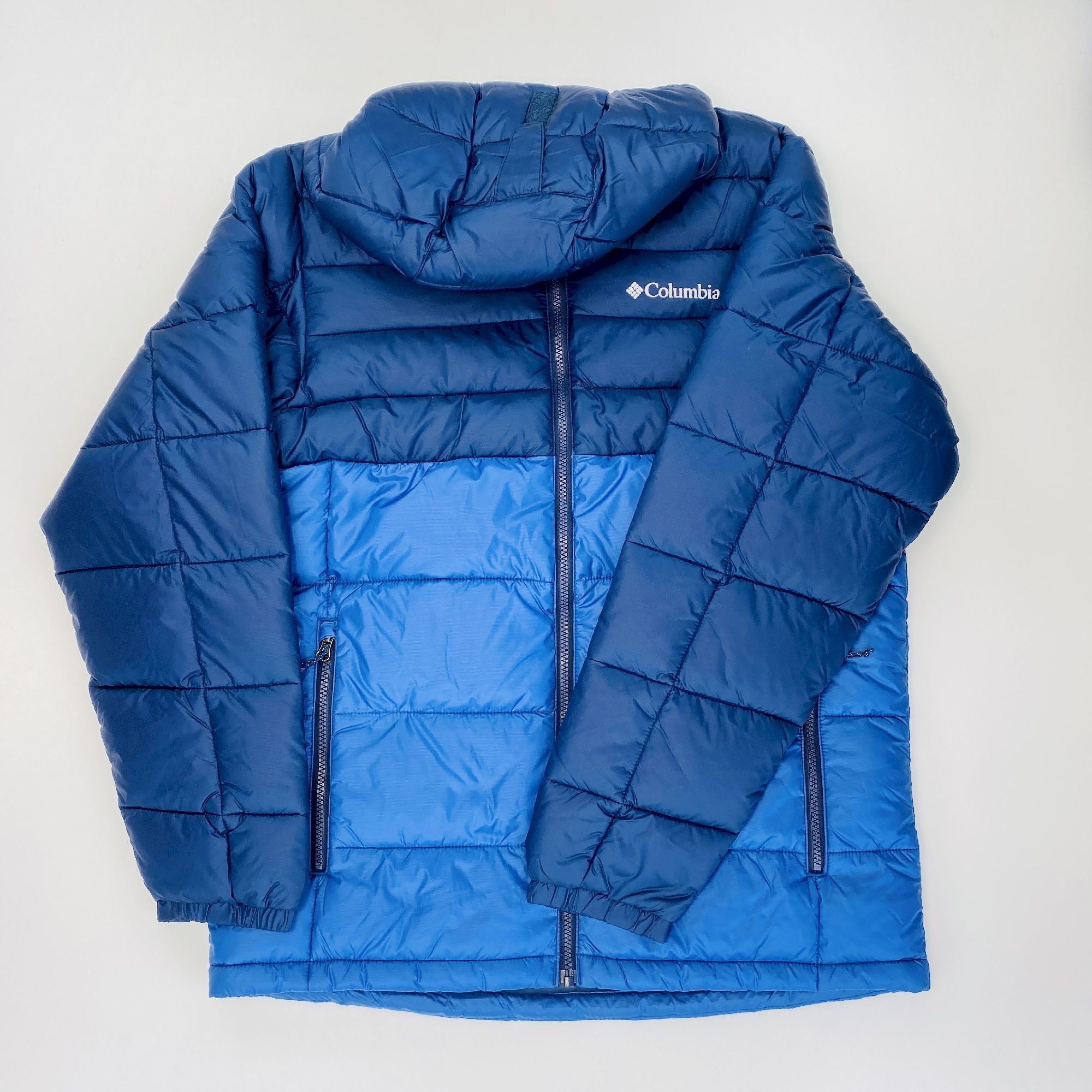 Columbia Buck Butte™ Insulated Hooded Jacket - Tweedehands Donsjack - Heren - Blauw - M | Hardloop