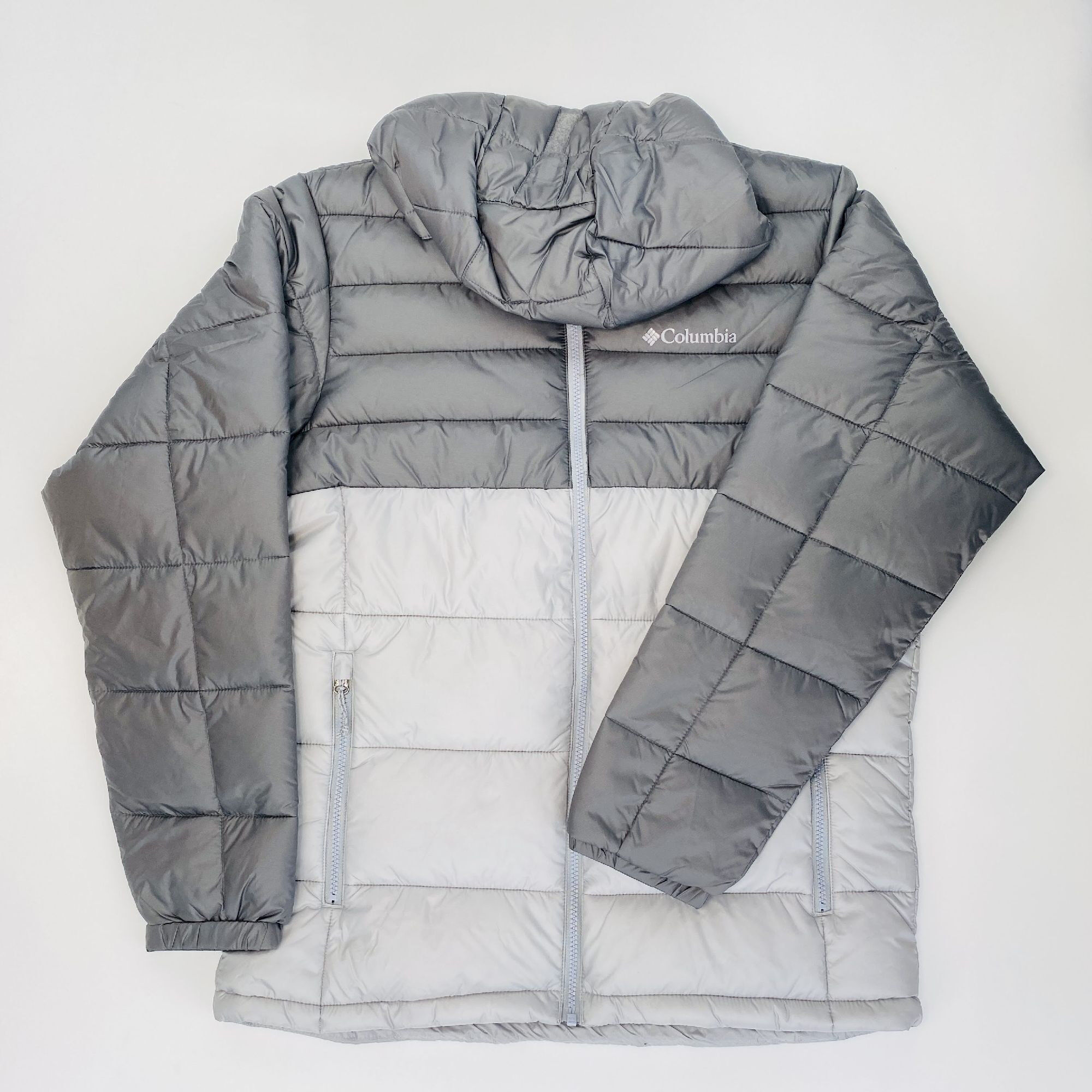 Columbia Buck Butte™ Insulated Hooded Jacket - Tweedehands Donsjack - Heren - Grijs - M | Hardloop