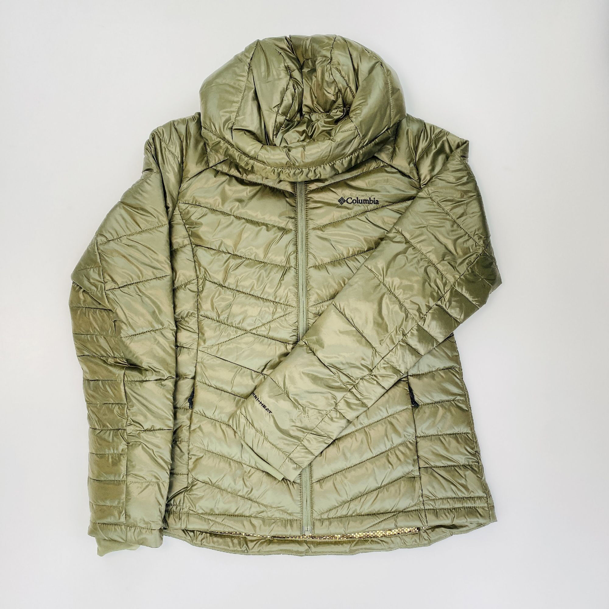 Columbia Joy Peak™ Hooded Jacket - Tweedehands Donsjack - Dames - Groente - M | Hardloop