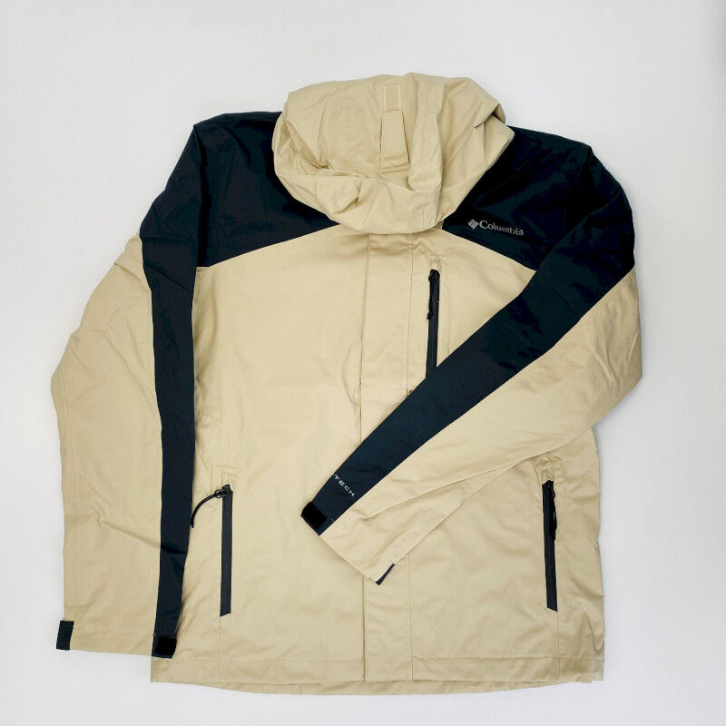 Columbia Ten Trails™ Jacket - Second Hand Waterproof jacket - Men's - Beige - M | Hardloop