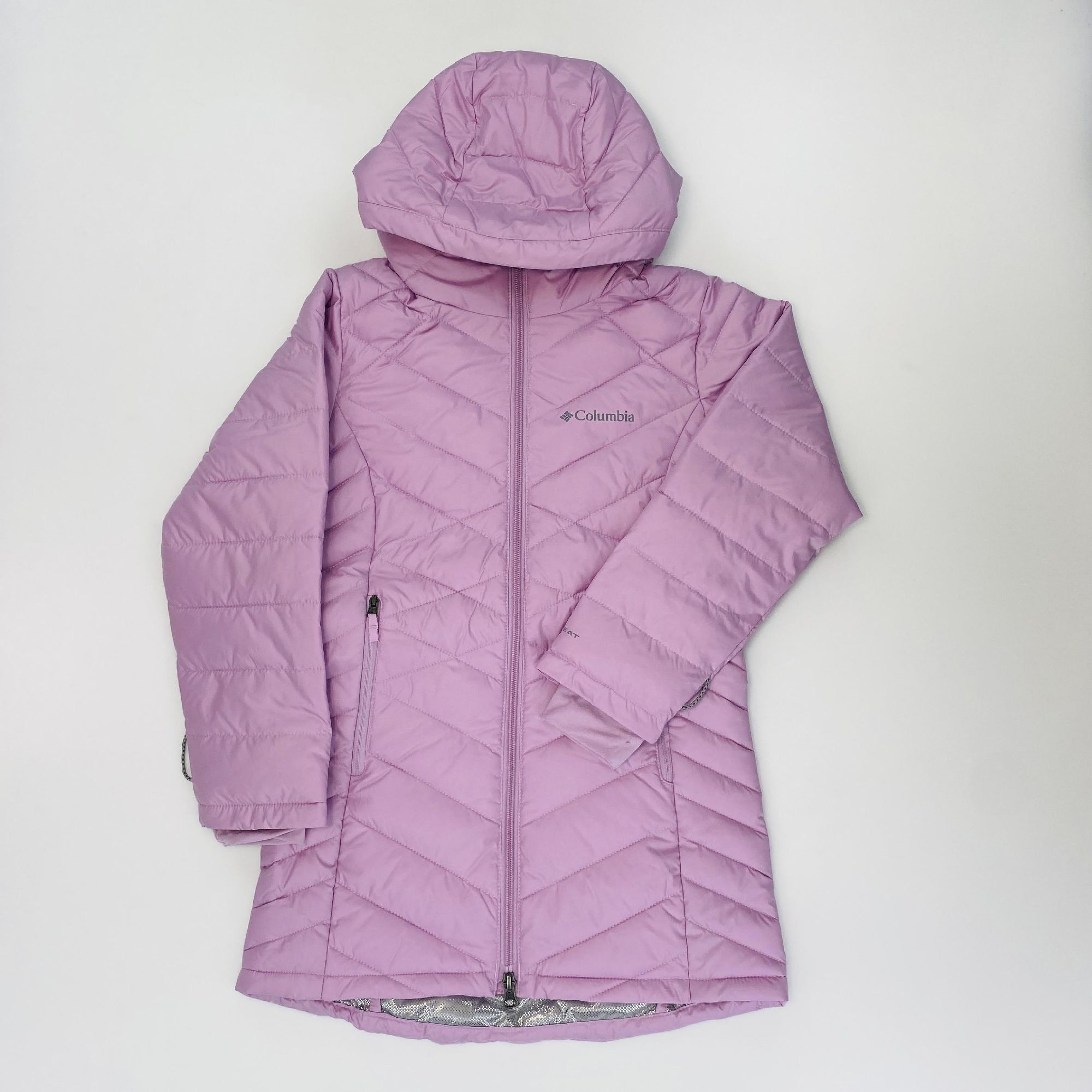 Columbia Heavenly™ Long Jacket - Second Hand Synthetic jacket - Kid's - Pink - S | Hardloop