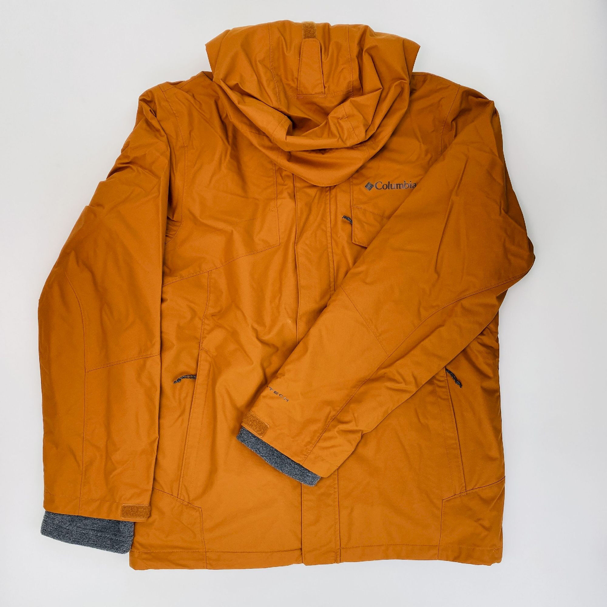Columbia Bugaboo™ II Fleece Interchange Jacket - Pre-owned 3 i 1-jakke - Herrer - orange - M | Hardloop