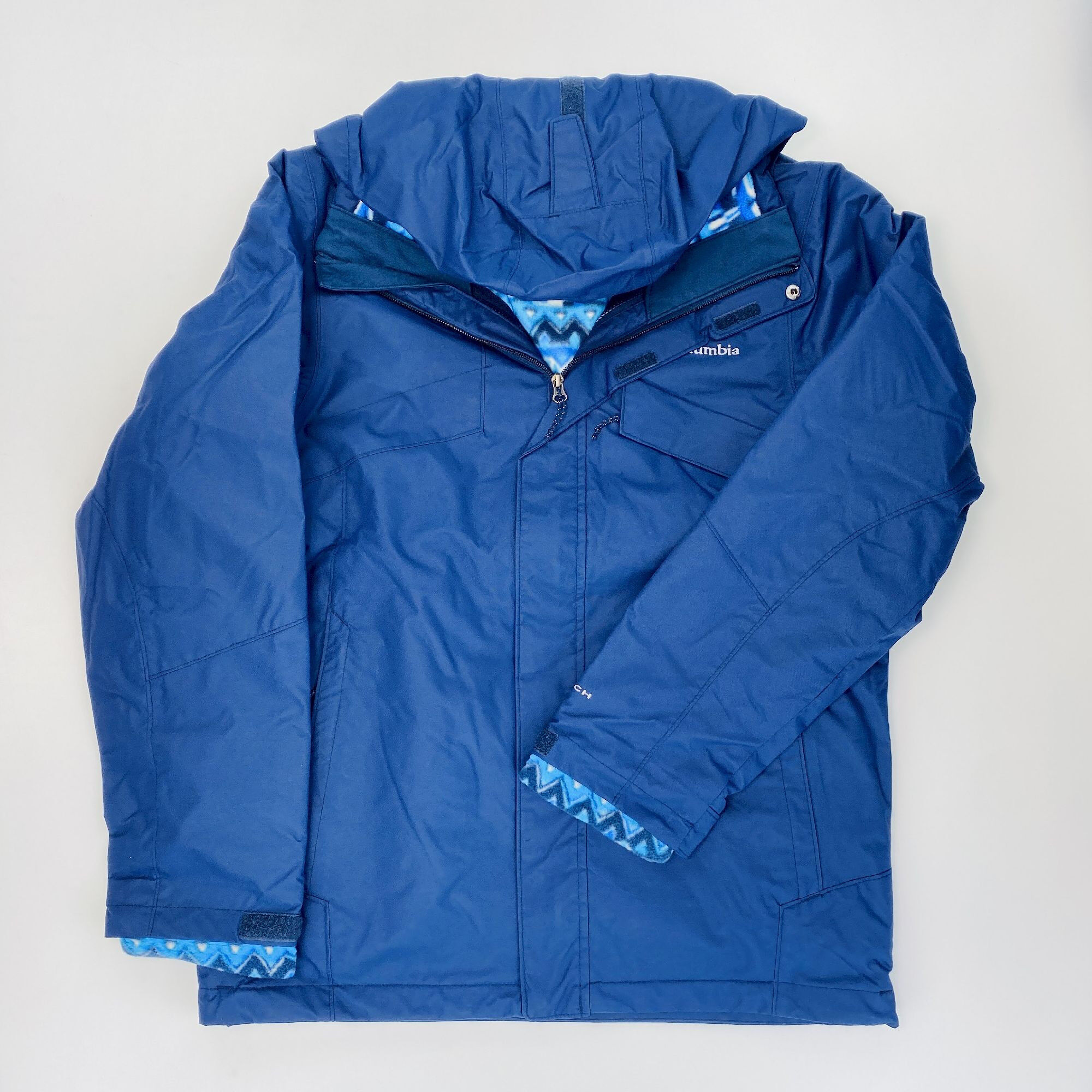 Columbia Bugaboo™ II Fleece Interchange Jacket - Second Hand Kurtka 3w1 męska - Niebieski - M | Hardloop