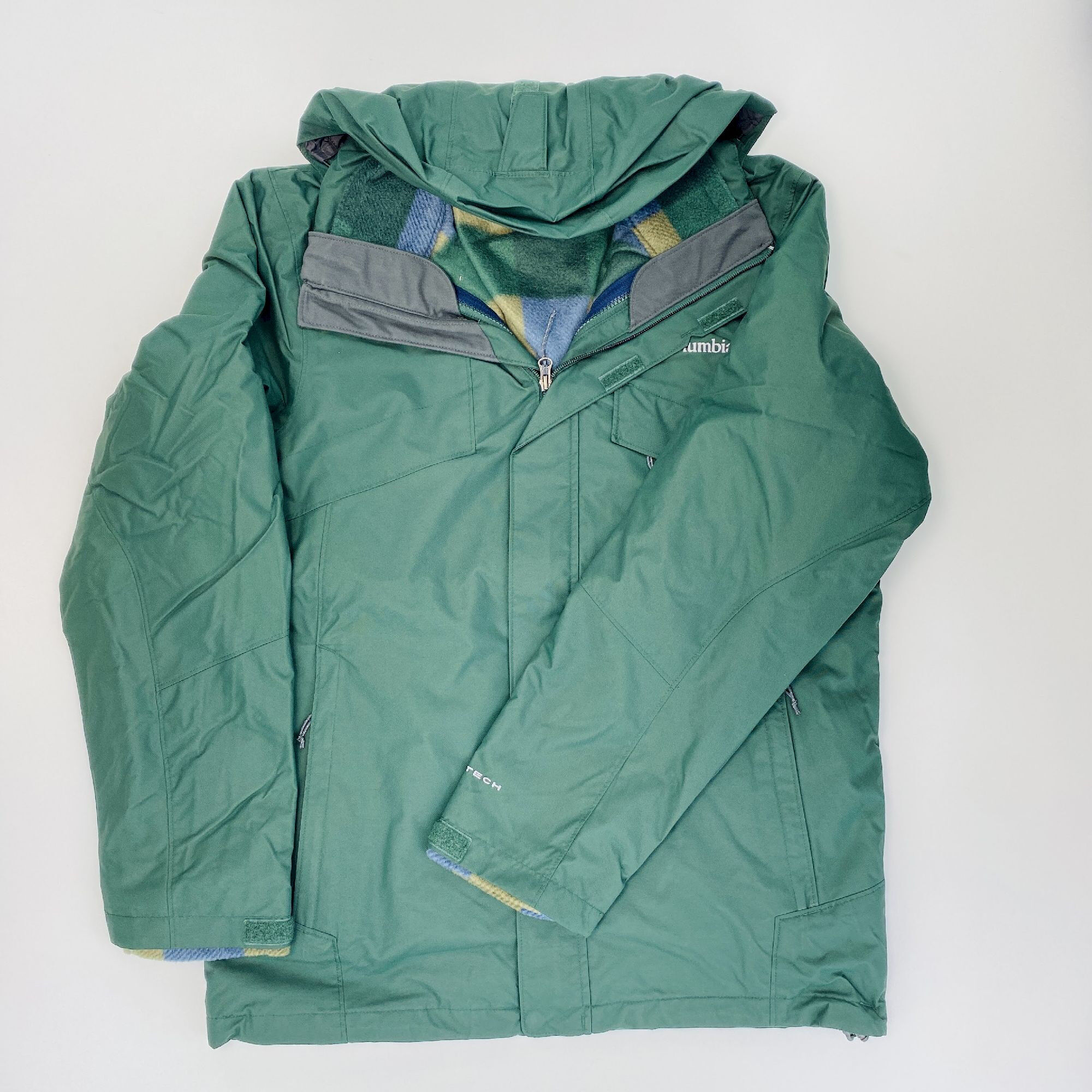 Columbia Bugaboo™ II Fleece Interchange Jacket - Second Hand Kurtka 3w1 męska - Zielony - M | Hardloop