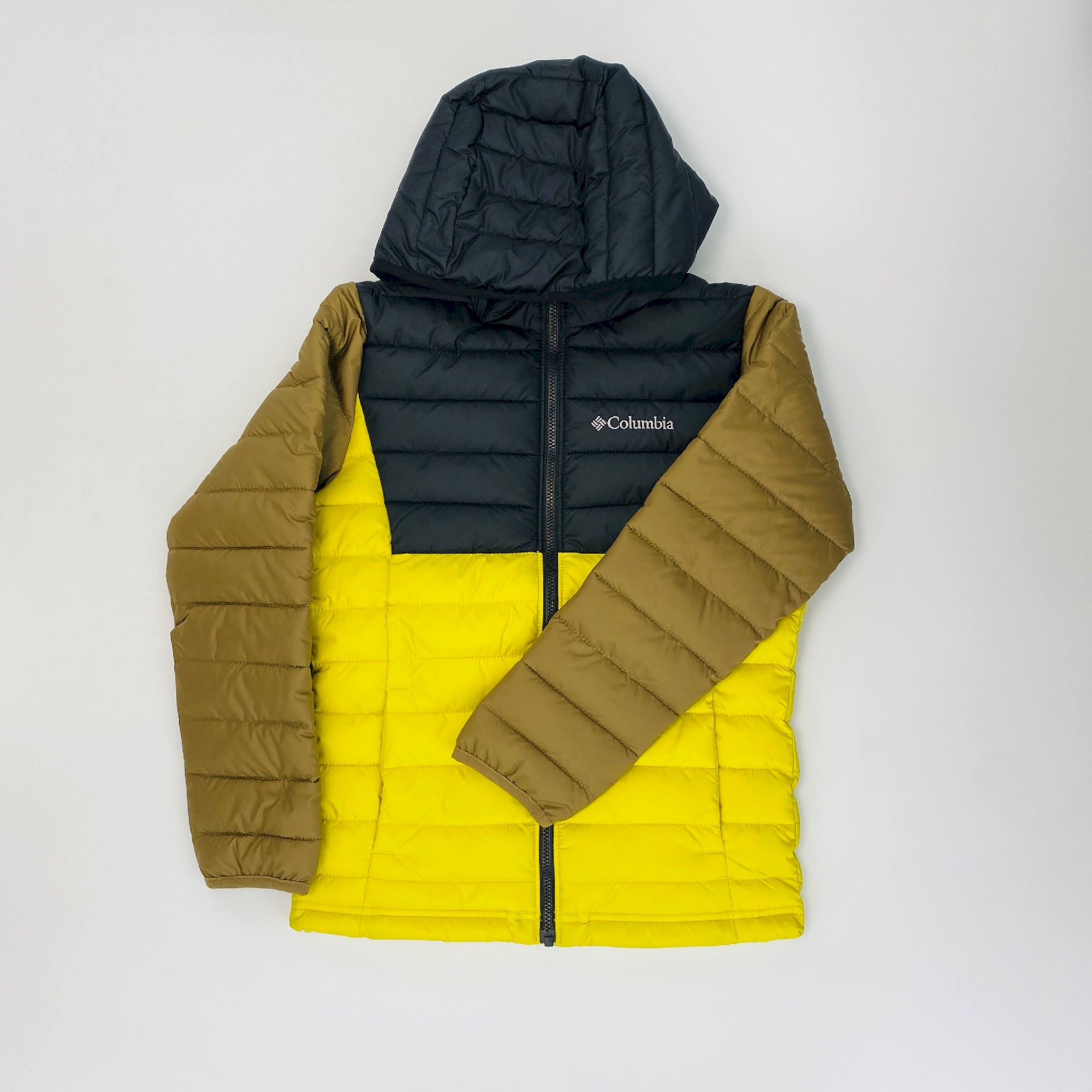 Columbia Powder Lite™ Boys Hooded Jacket - Second Hand Synthetic jacket - Kid's - Yellow - S | Hardloop