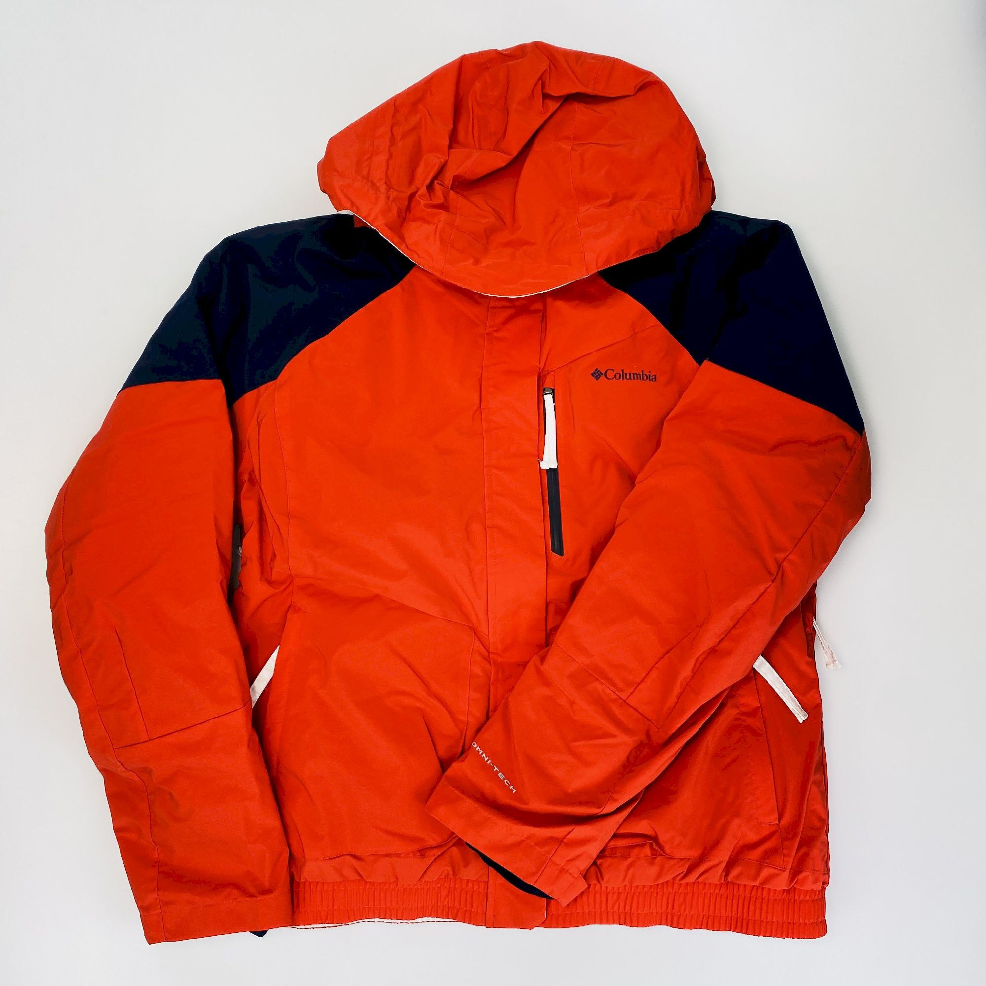 Veste Columbia Interchange Notre Dame Taille XL - Bleu Foncé, Imperméable, Très Bon état