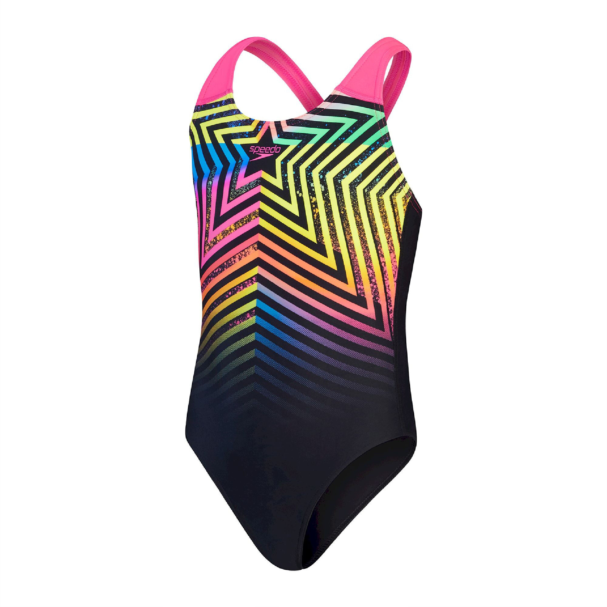 Speedo Girl's Eco+ Digital Placement Splashback - Swimsuit | Hardloop