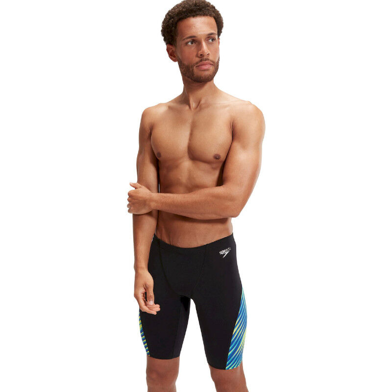 Speedo Eco+ Allovover Digi V-Cut Jammer - Bañador natación para hombre | Hardloop