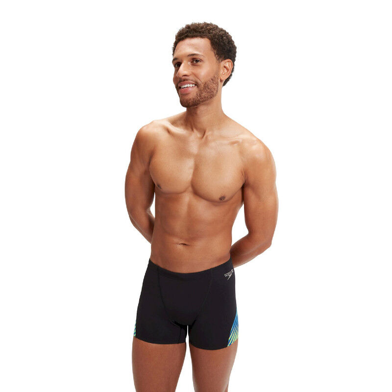 Speedo Eco+ Allovover Digi V-Cut Aquashort Bañador natación para