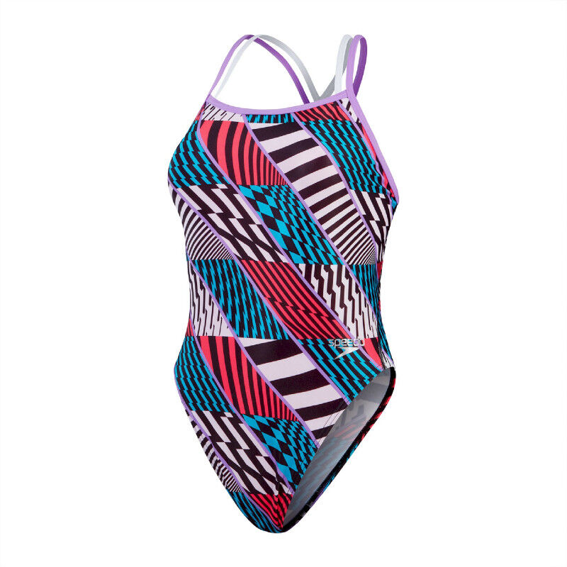 Speedo Seasquad Maillot De Bain 1 Pièce Fille - Tissu Endurance10 Anti-Crème Solaire - Confortable Et Extensible