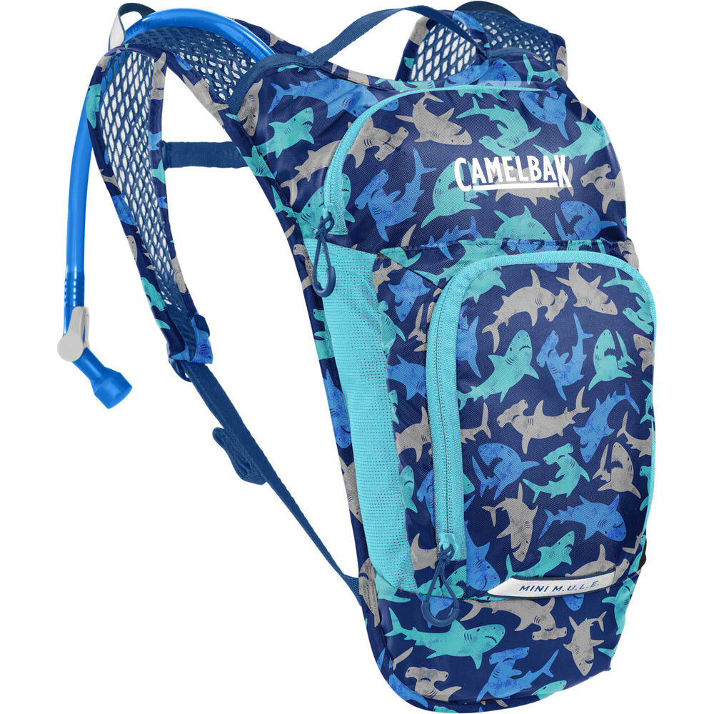 CamelBak Mini Mule 5 Backpack Kids 1.5L Reservoir - Black/flames - View #8