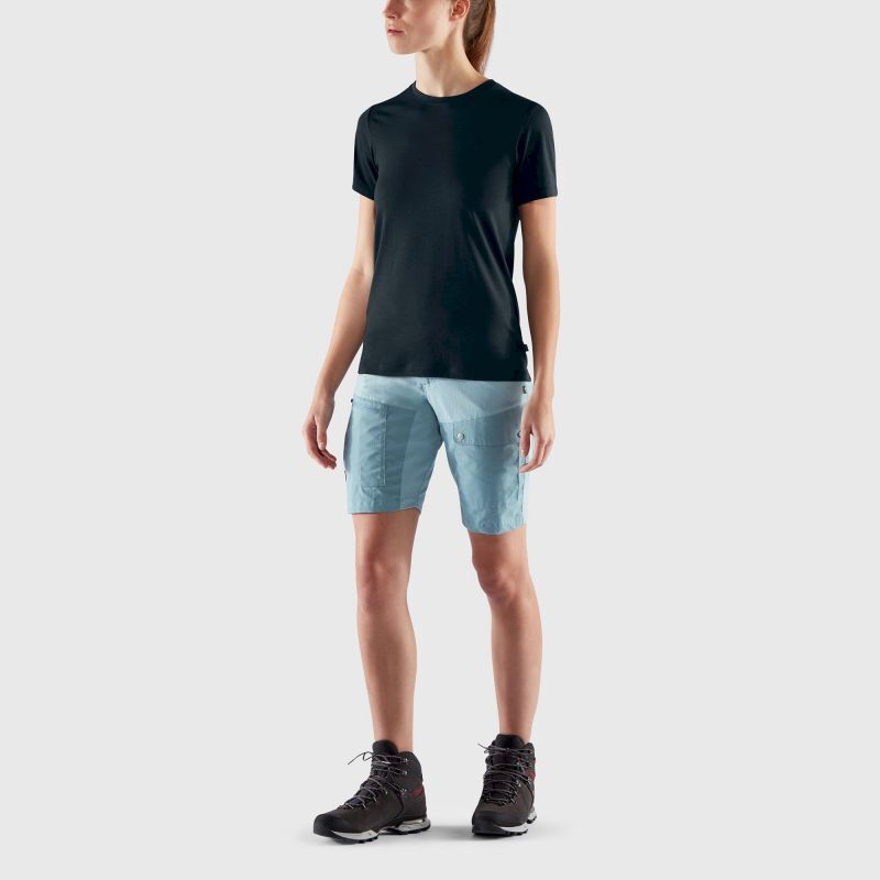 Fjällräven Abisko Wool SS - Camiseta de lã merino mulher | Hardloop