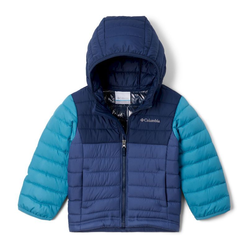 Columbia Boy's Powder Lite Hooded Jacket Chaqueta de fibra