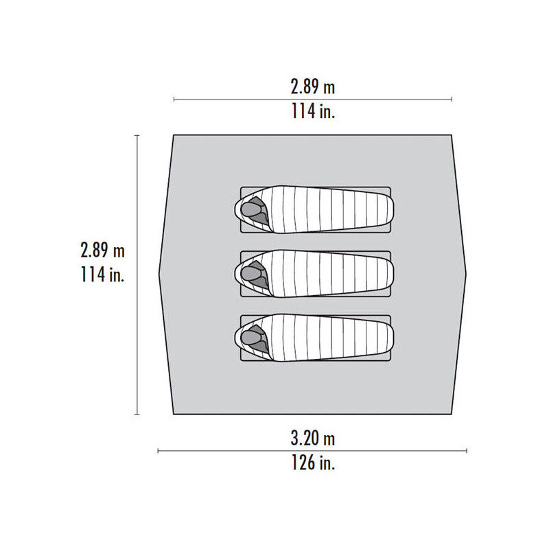 MSR Thru-Hiker 100 Wing V2 - Tenda da campeggio | Hardloop