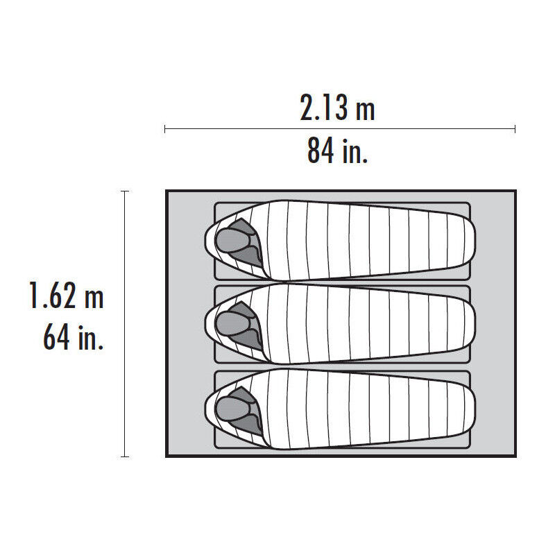 MSR Thru-Hiker Mesh House 3 V2 - Tent | Hardloop