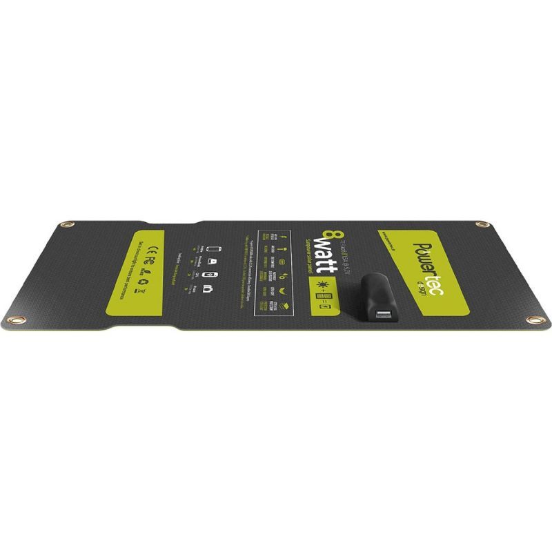 Powertec PT FLAP 8W SunPower - Solar charger | Hardloop