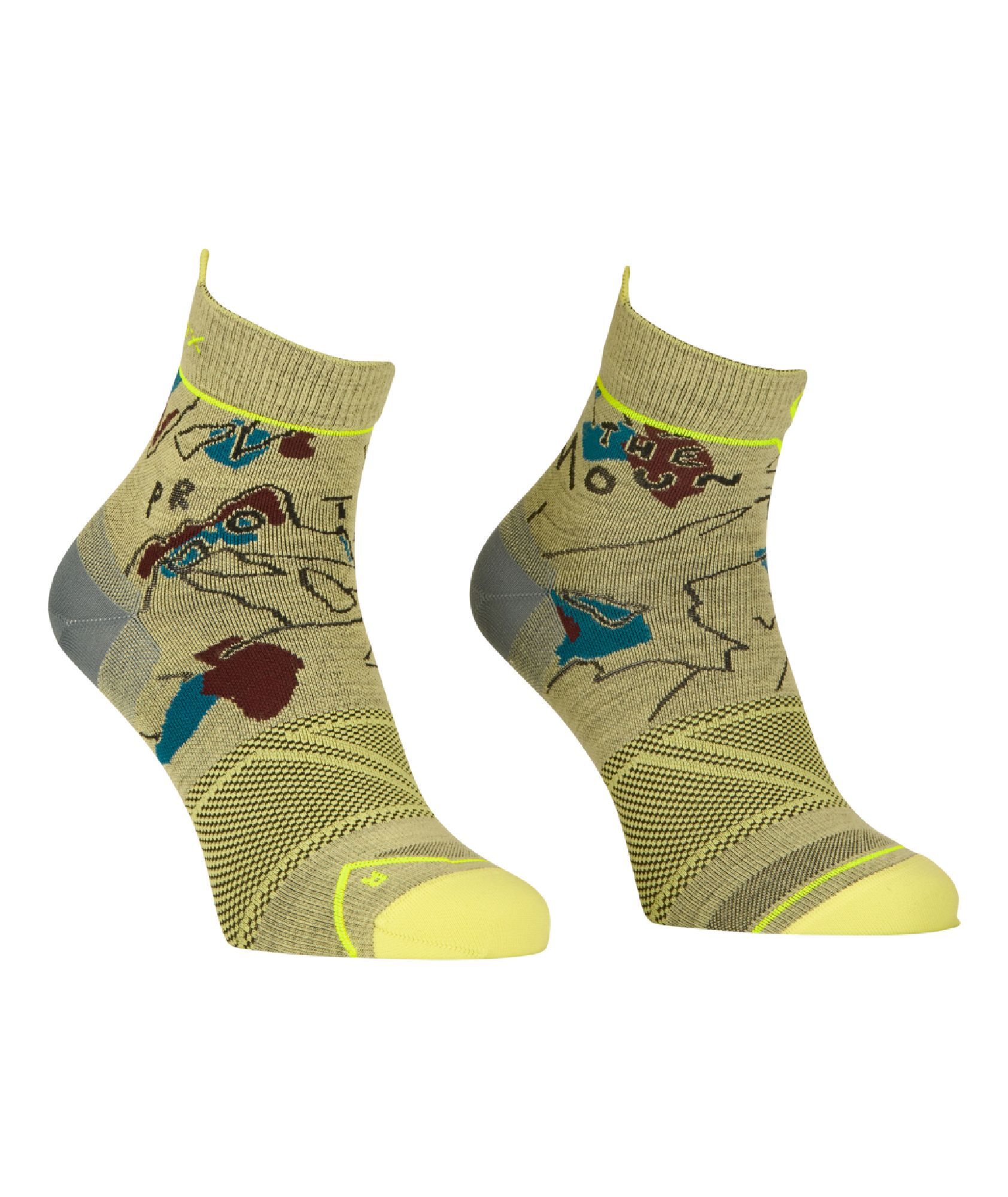 Ortovox Alpine Light Quarter Socks - Calcetines de merino - Hombre | Hardloop