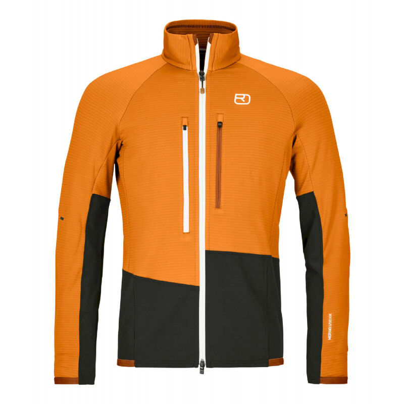 Ortovox Fleece Rib Jacket - Merino Fleecejacke - Herren | Hardloop