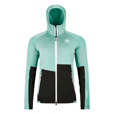 Fleece Rib Hoody - Polaire en laine mérinos femme