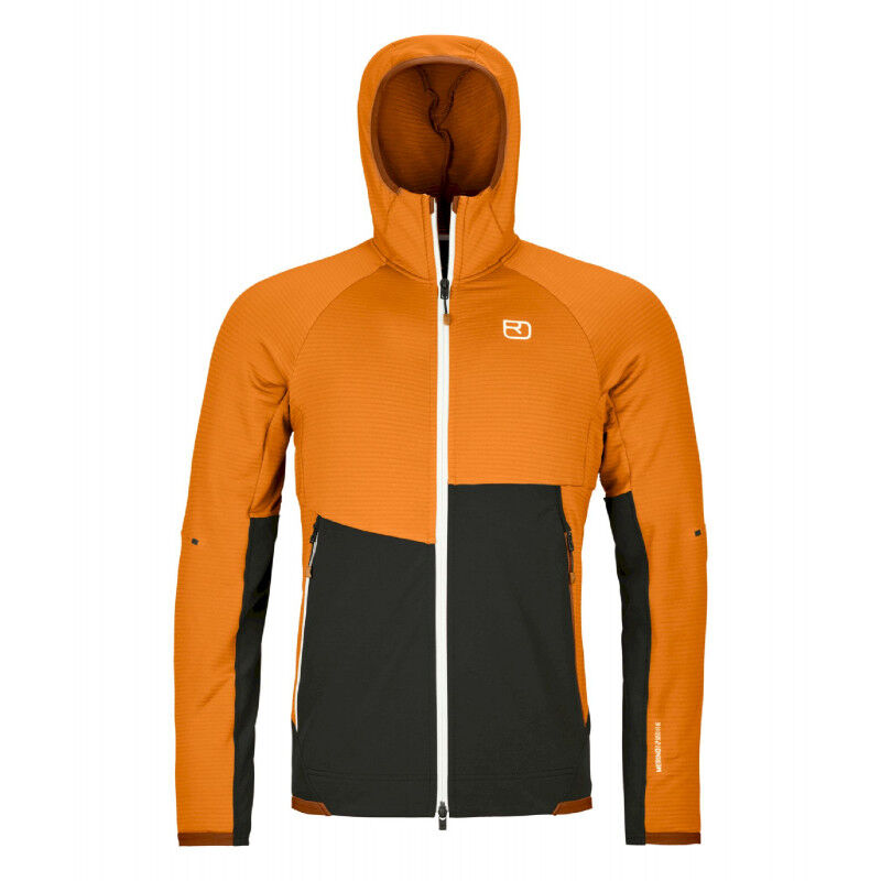 Ortovox Fleece Rib Hoody Merino Fleecejacke Herren Hardloop