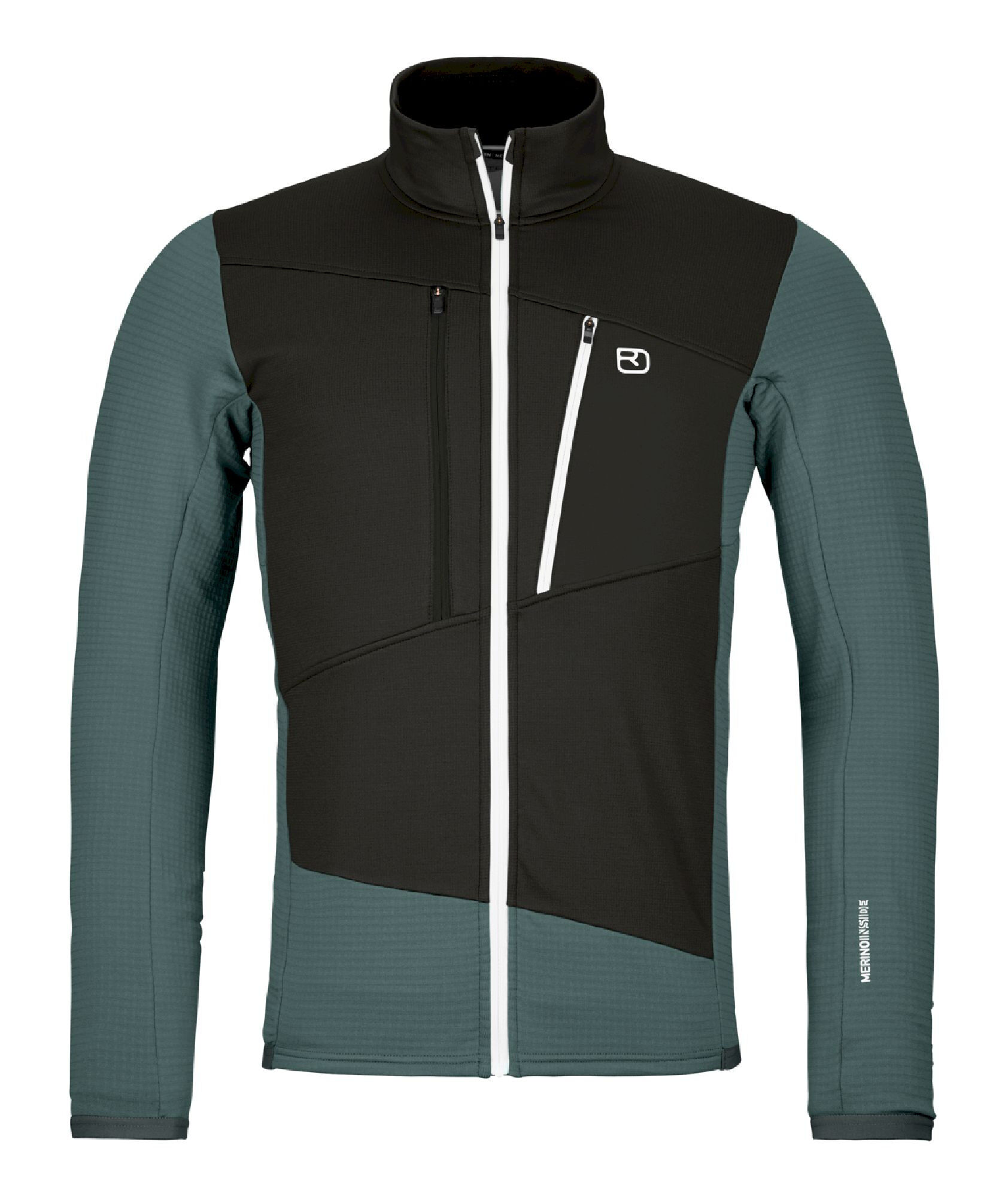 Ortovox Fleece Grid Jacket - Giacca in pile di merino - Uomo | Hardloop