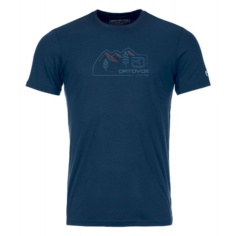 Ortovox 150 Cool Vintage Badge TS - Merinoshirt - Heren | Hardloop