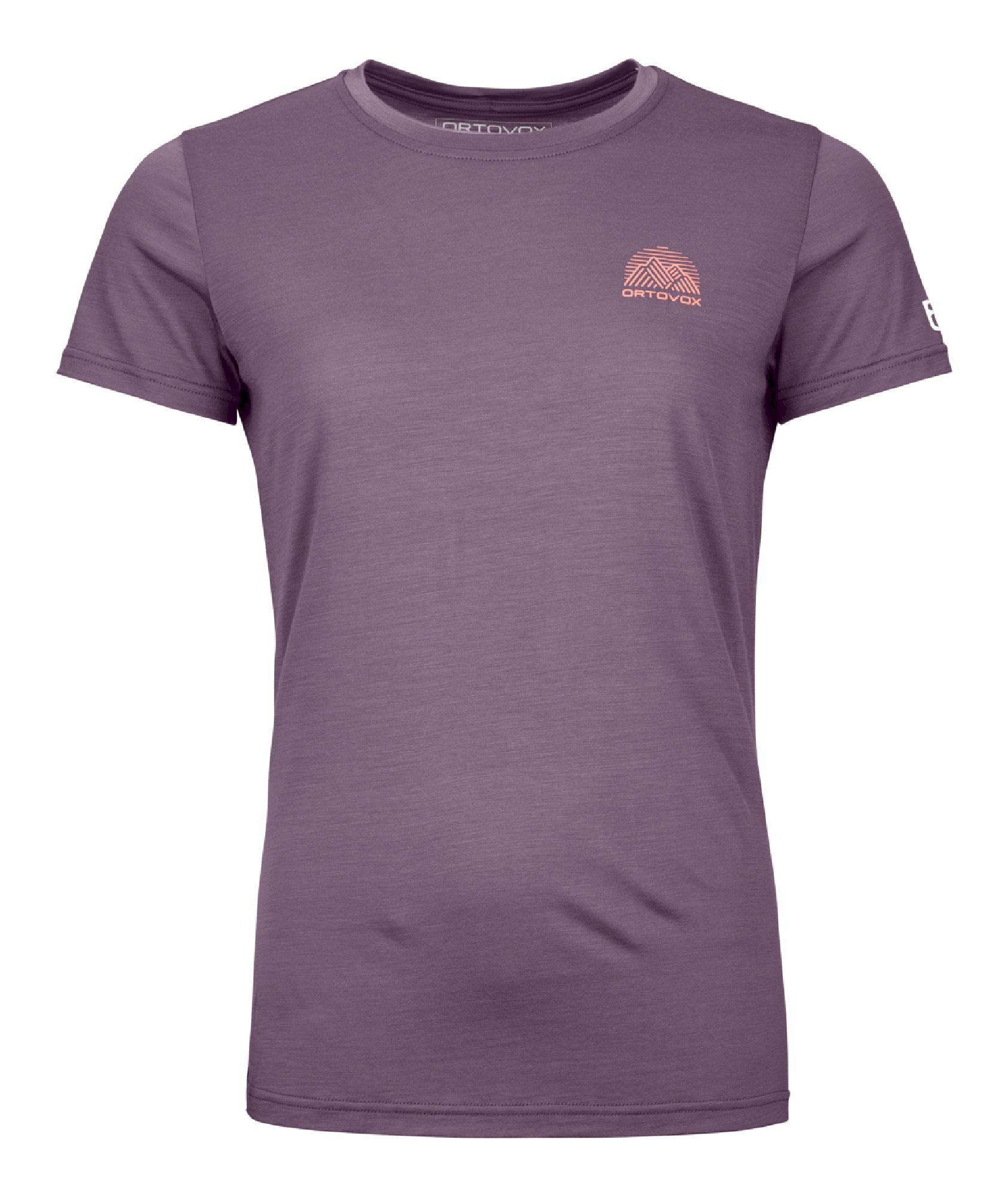 Ortovox 120 Cool Tec Mountain Stripe TS - Camiseta de merino - Mujer | Hardloop