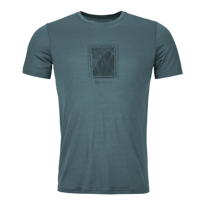 Ortovox 120 Cool Tec Mountain Cut TS - Merinoshirt - Herren | Hardloop