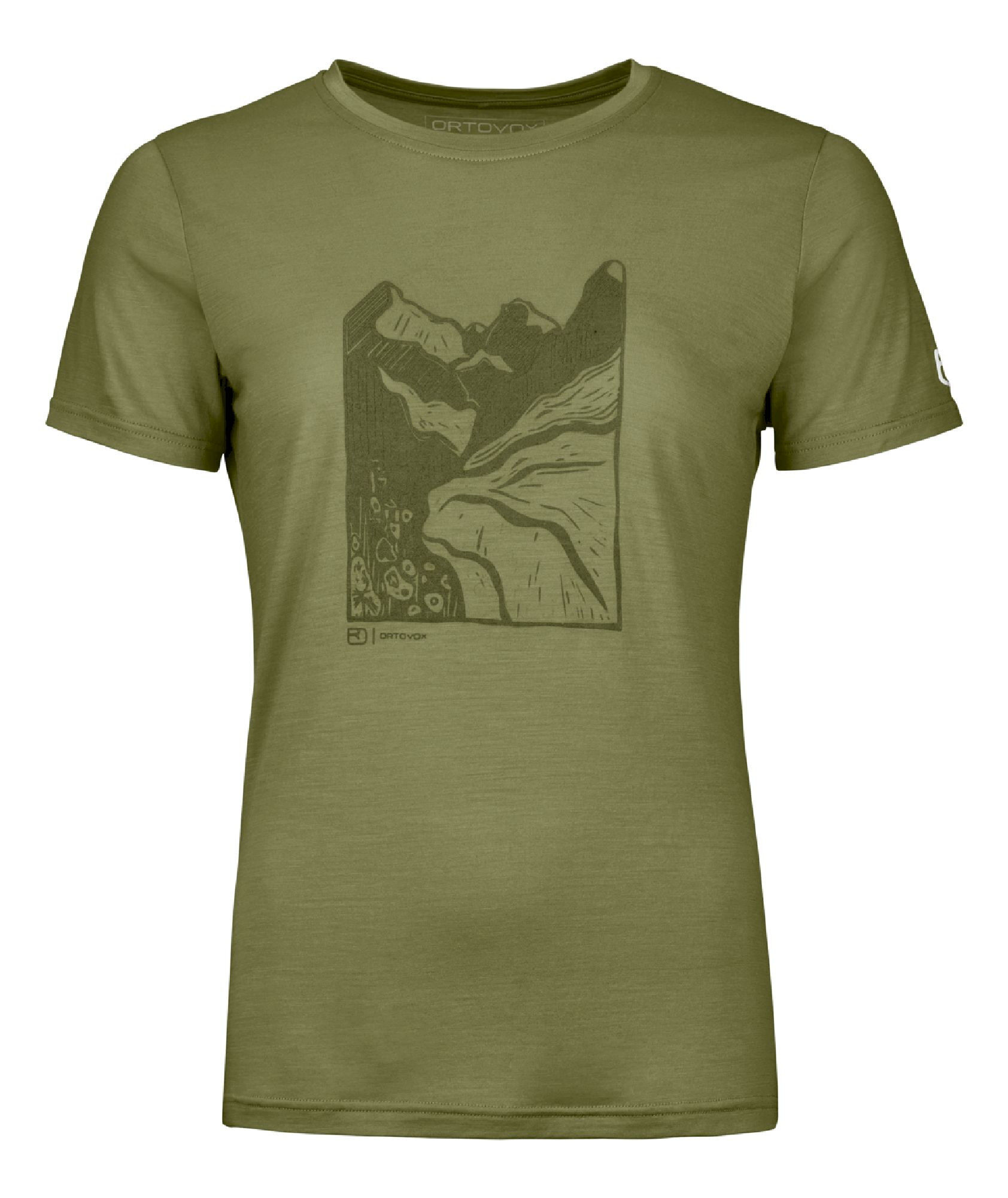 Ortovox 120 Cool Tec Mountain Cut TS - Camiseta de merino - Mujer | Hardloop
