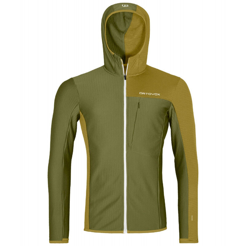 Ortovox Fleece Light Grid Hooded Jkt - Fleecejacke - Herren