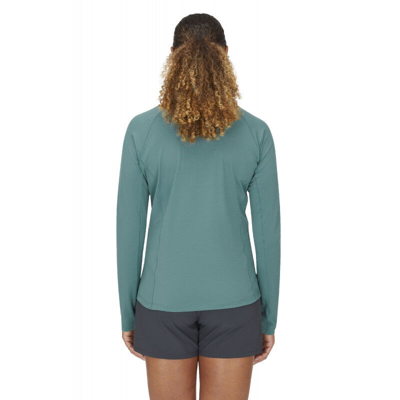 Rab Women's Sonic LS Zip - Camisola interior mulher | Hardloop