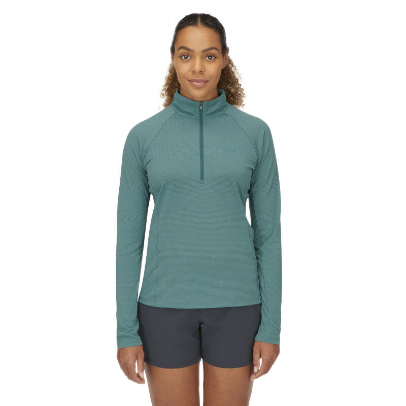 Rab Women's Sonic LS Zip - Camisola interior mulher | Hardloop