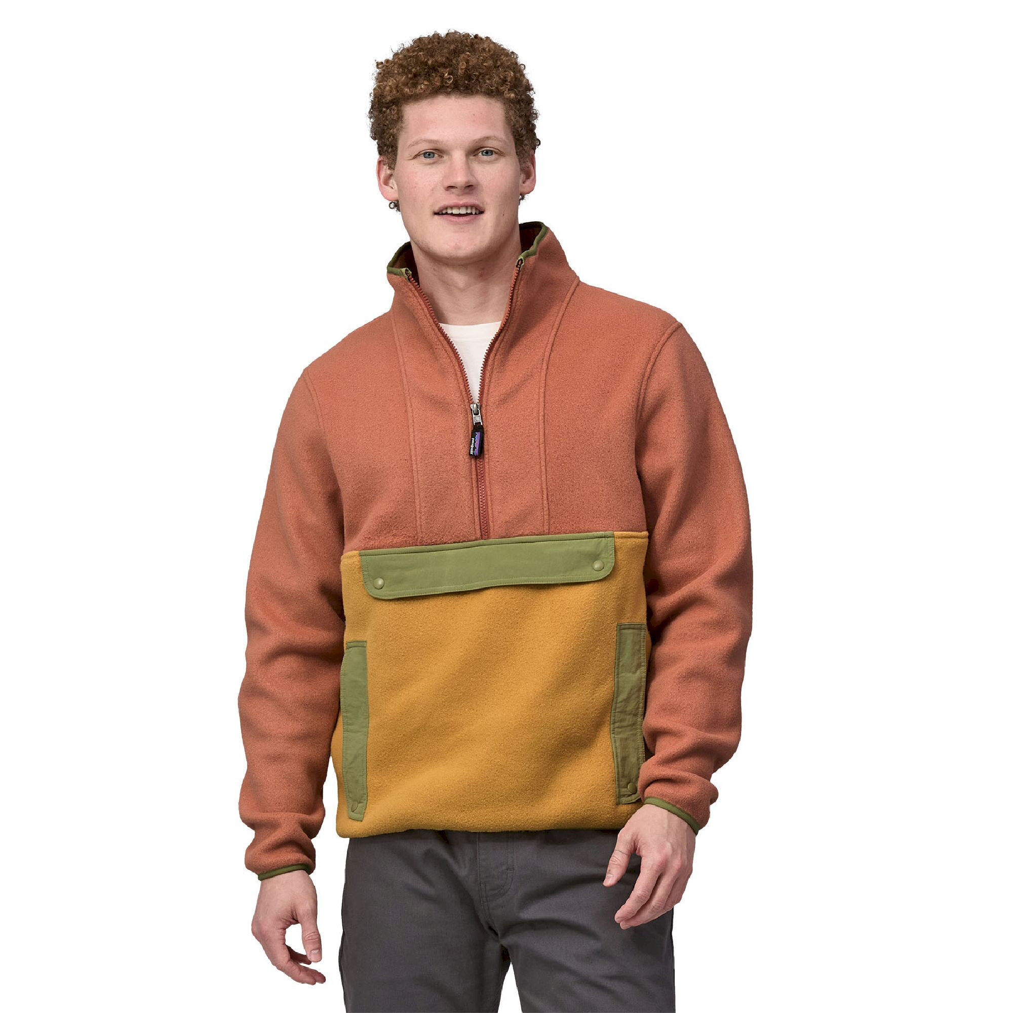 Patagonia Fleecemantel Braun Patagonia Synchilla Anorak Fleecejacke