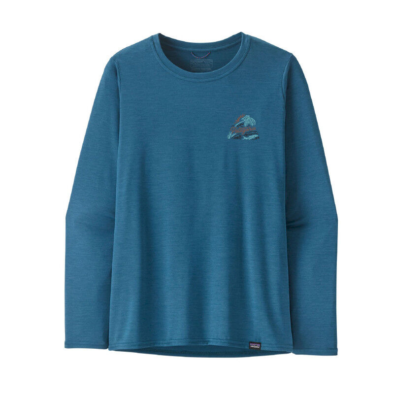Patagonia Women's Long-Sleeved Cap Cool Daily Graphic Shirt - Waters - Camiseta - Mujer | Hardloop