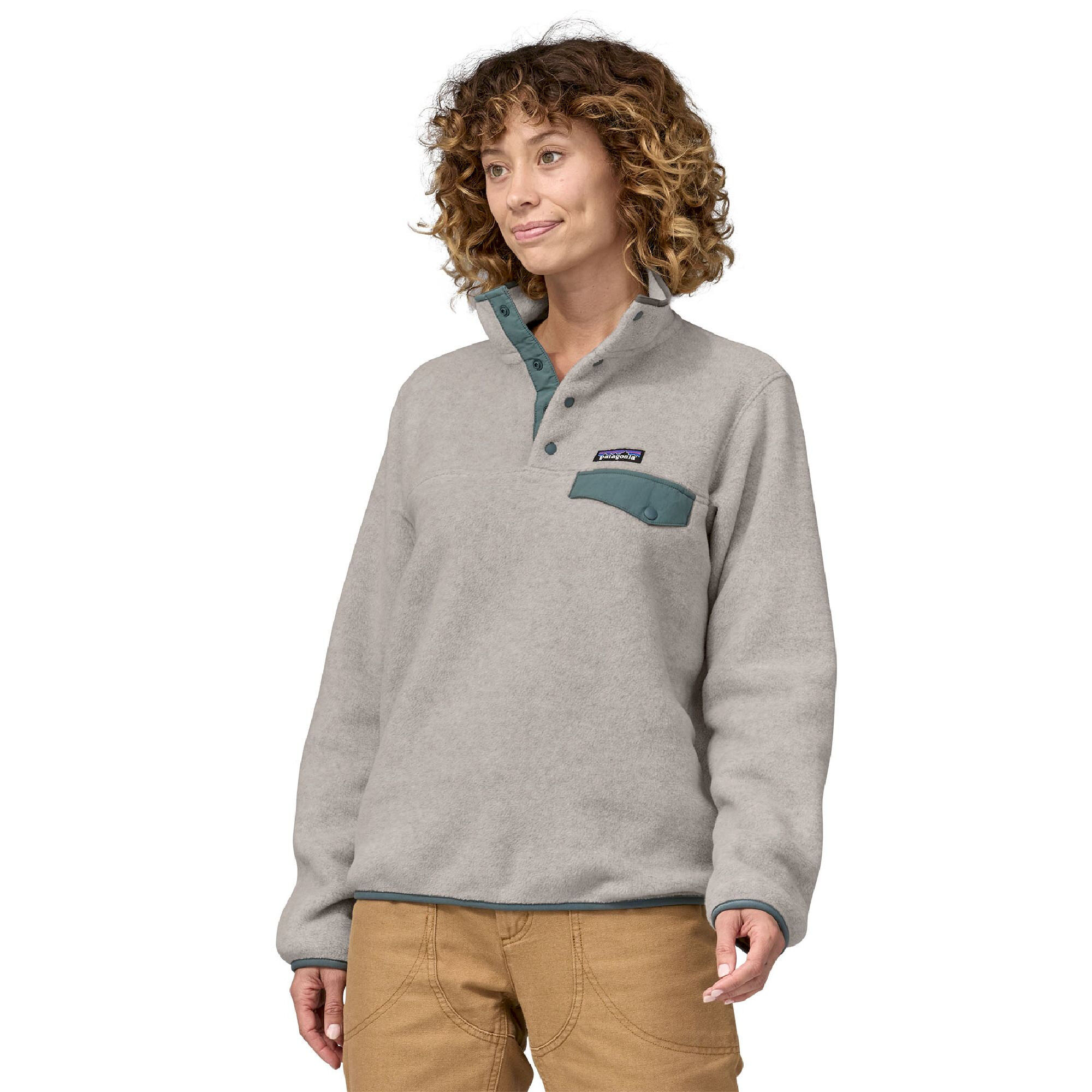Patagonia LW Synch Snap-T P/O - Polaire femme | Hardloop