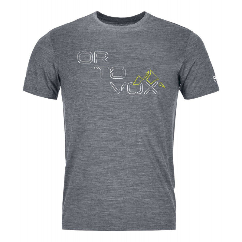 Ortovox 185 Merino Tangram Logo TS - T-shirt - Uomo | Hardloop