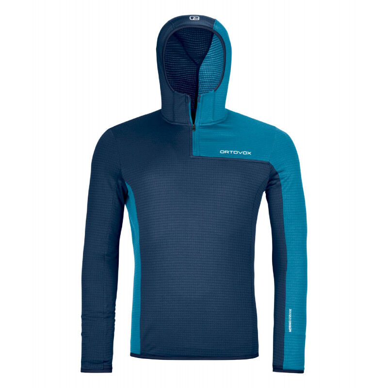 Ortovox Fleece Light Grid ZN Hoody - Polar homem | Hardloop