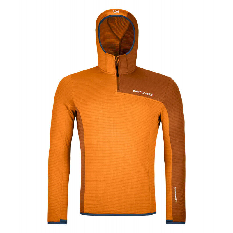 Ortovox Fleece Light Grid ZN Hoody - Fleecejacke - Herren | Hardloop