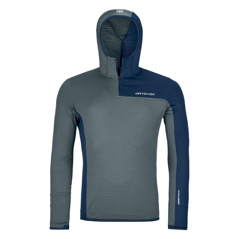 Ortovox Fleece Light Grid ZN Hoody - Fleecejacke - Herren | Hardloop