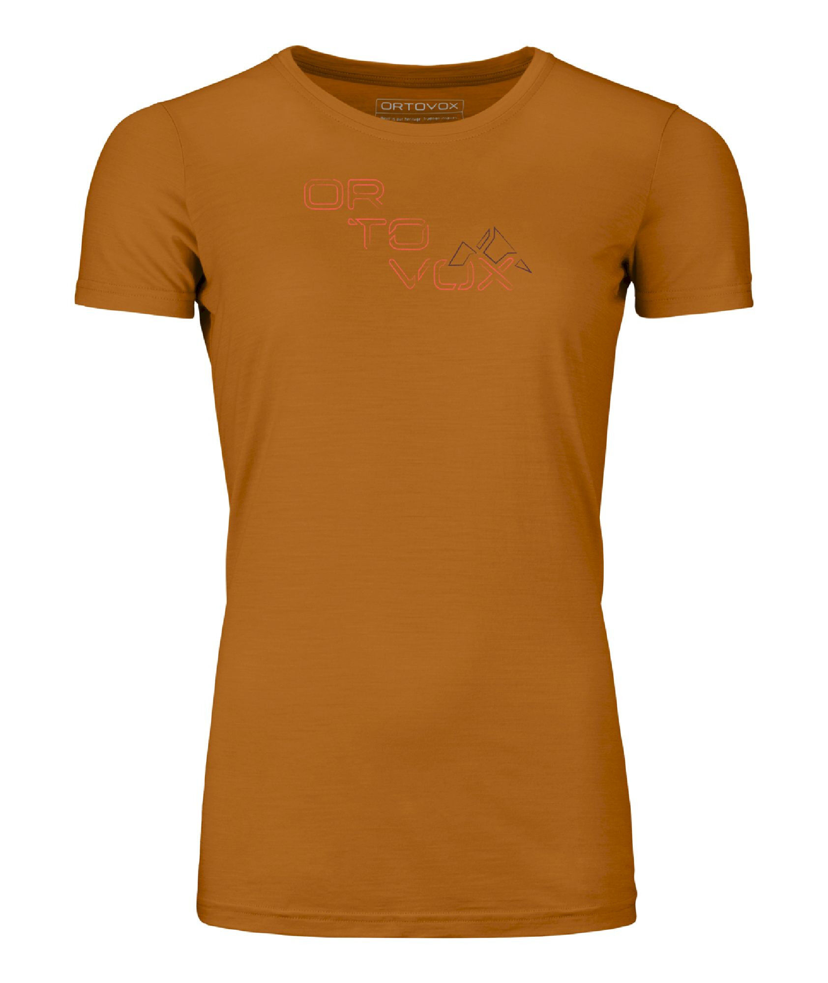 Ortovox 185 Merino Tangram Logo TS - Camiseta - Mujer | Hardloop