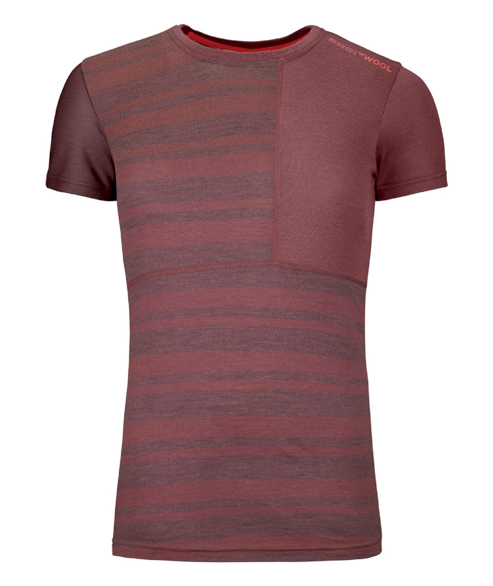 Ortovox 185 Rock'N'Wool Short Sleeve - T-shirt en laine mérinos femme | Hardloop