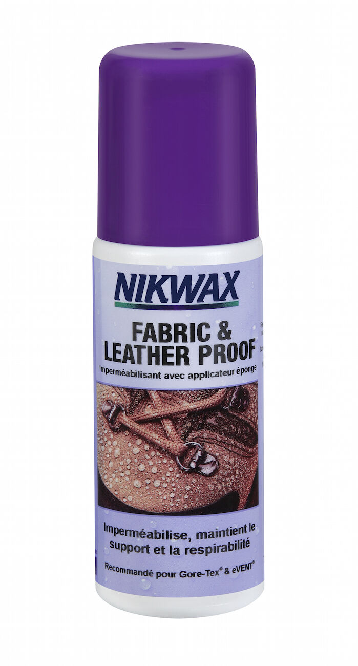 Nikwax Fabric & Leather Proof - Imperméabilisant pour chaussures en tissu ou cuir avec applicateur éponge | Hardloop