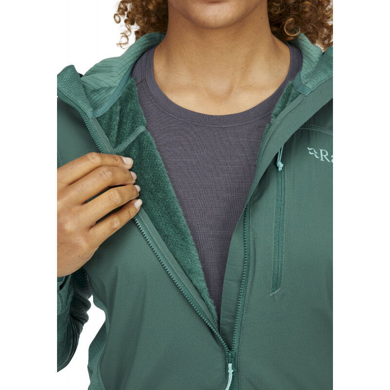 Rab Women's Ascendor Summit Hoody - Fleecetakki - Naiset | Hardloop