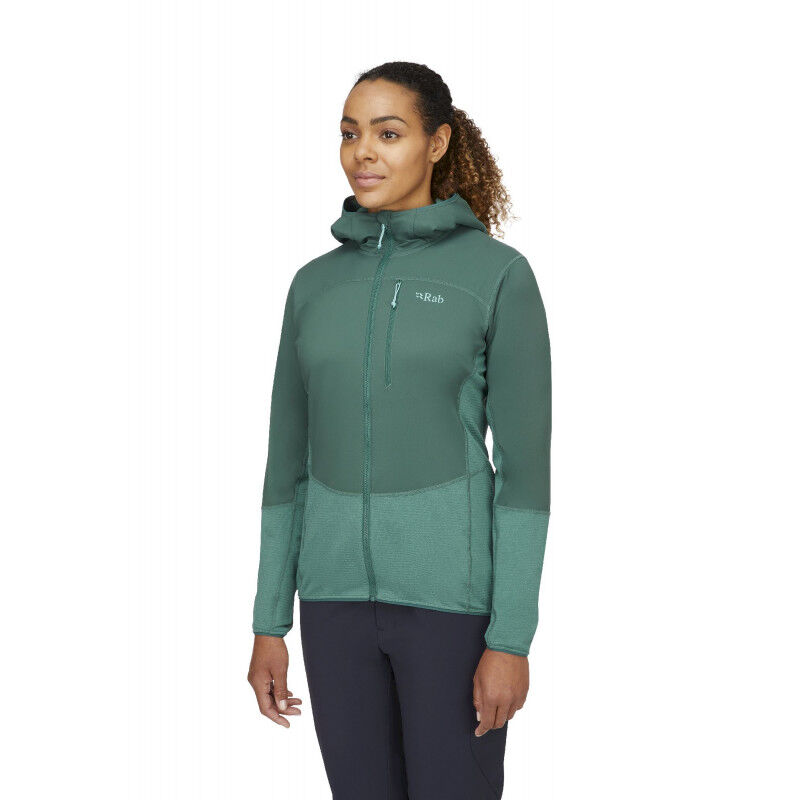Rab Women's Ascendor Summit Hoody - Fleecevest - Dames | Hardloop