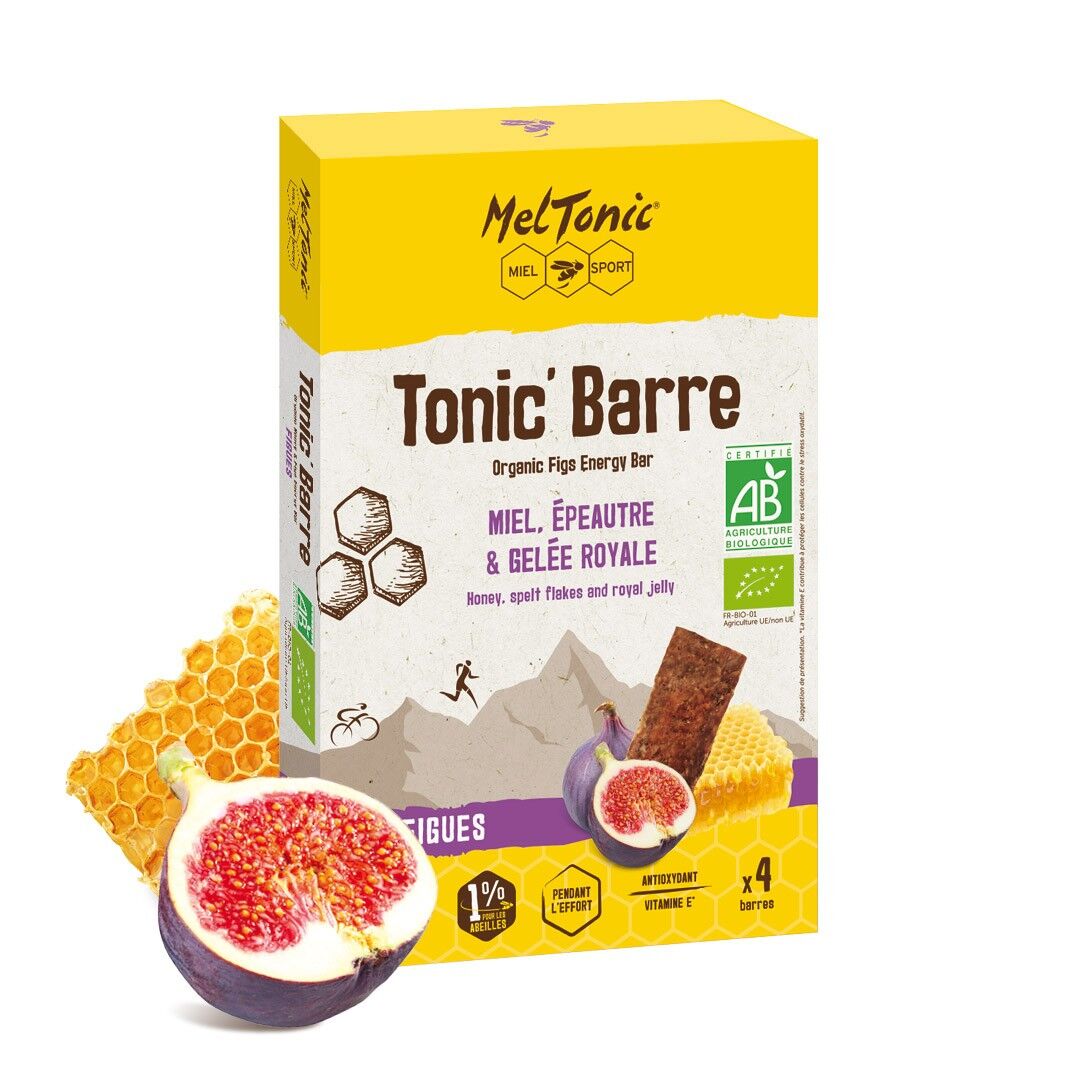 Meltonic Tonic Barre Bio Miel & Figues - Barre énergétique | Hardloop
