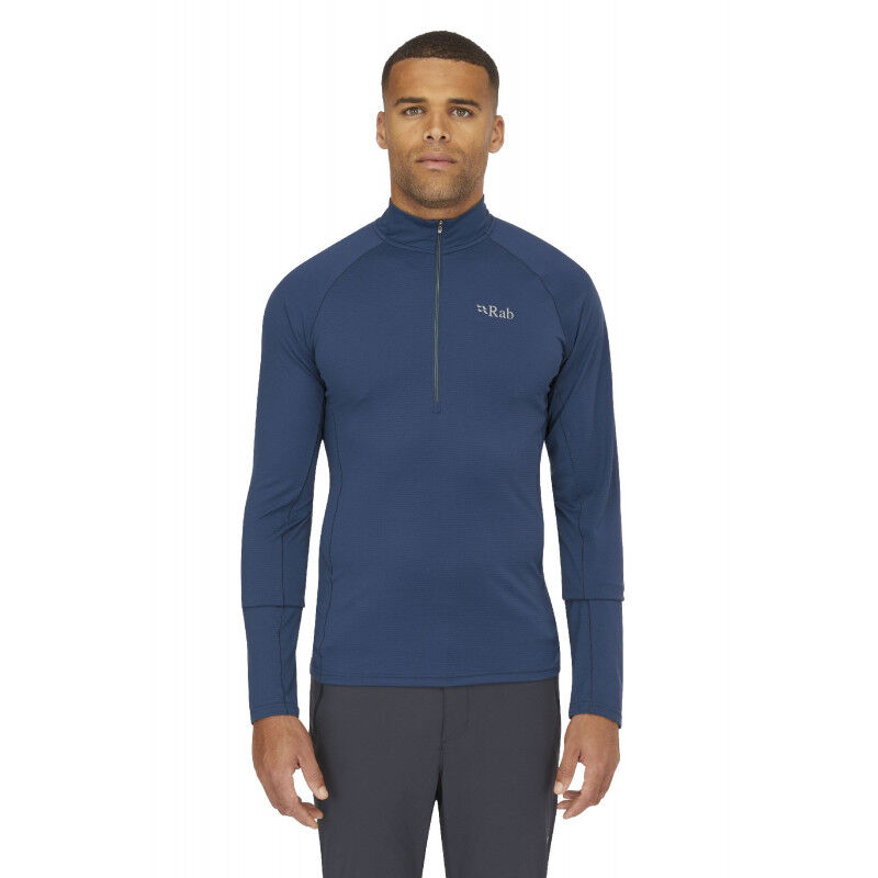Rab Sonic LS Zip - Syntetisk undertøj - Herrer | Hardloop