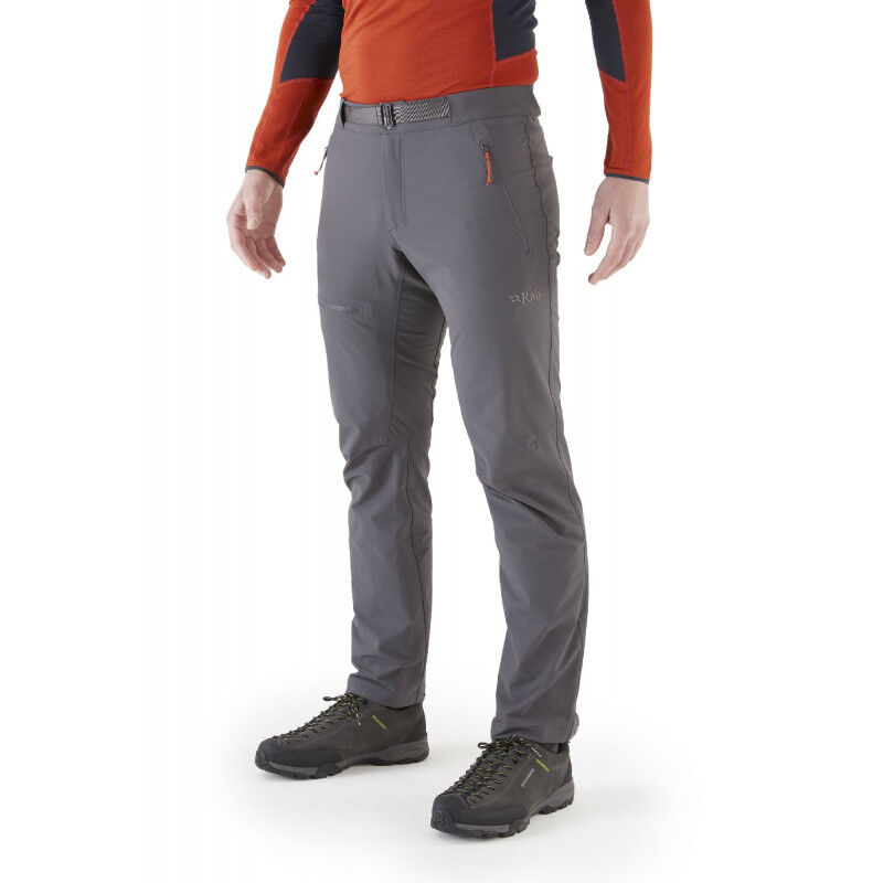 RAB TORQUE MOUNTAIN PANTS W ANTHRACITE/BLACK - Pantalon randonnée