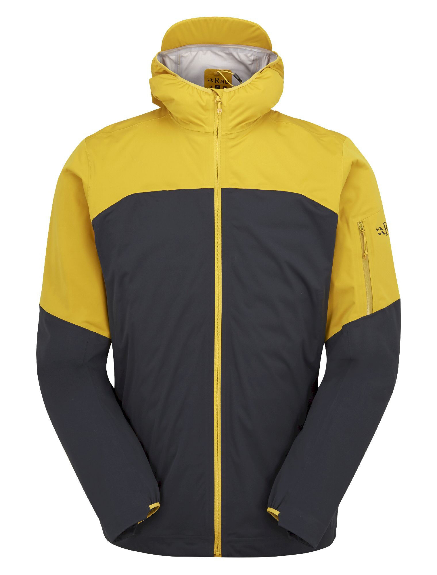 Veste De Pluie Pelagic Storm Breaker Homme - XL - Imperméable, Respirante, Gris Et Jaune